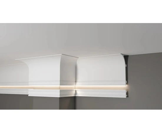 Карниз Decor-Dizayn DD520 70х140х2000 мм - фото 217635