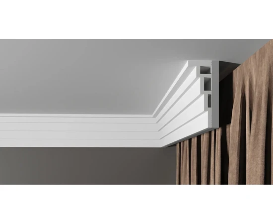 Карниз Decor-Dizayn DD514 43х120х2000 мм - фото 217995