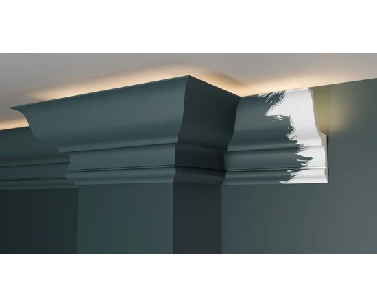 Карниз Decor-Dizayn DD509 75х120х2000 мм - фото 219091