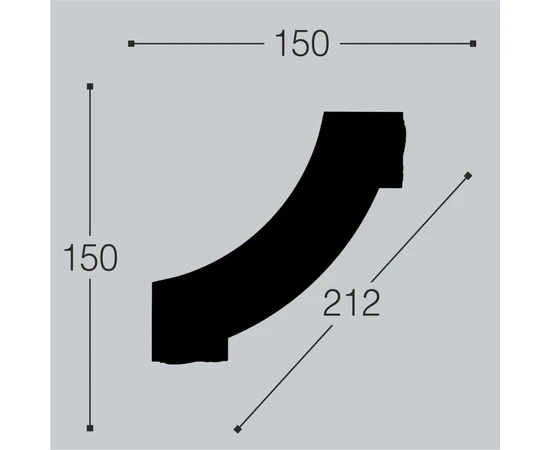 Угол к молдингу M10 Bello Deco М10У1 - фото 209359