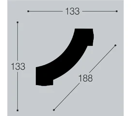 Угол к молдингу M12 Bello Deco М12У1 - фото 209507mini