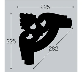 Угол к молдингу M12 Bello Deco М12У2 - фото 209527mini