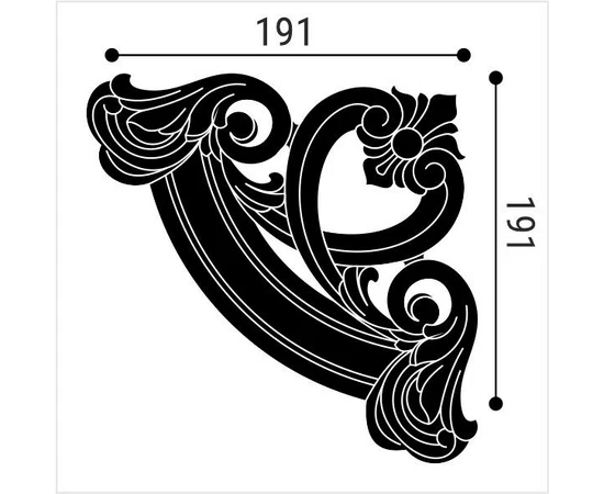 Угол к молдингу M12 Bello Deco М12У4 - фото 209547