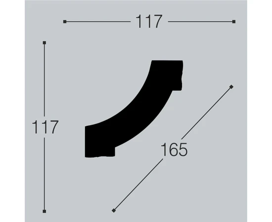 Угол к молдингу M15 Bello Deco М15У1 - фото 209607