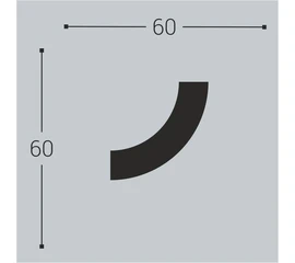 Угол к молдингу M19 Bello Deco М19У1 - фото 209635mini