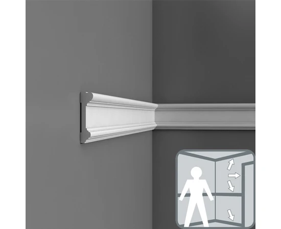Молдинг Orac Decor DX121-2300 2300х94х23 мм - фото 209803