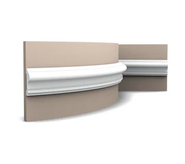 Молдинг гибкий Orac Decor P8020F 2000х60х26 мм - фото 209863mini