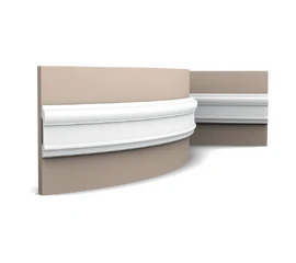 Молдинг гибкий Orac Decor P9010F 2000х91х30 мм - фото 209935mini