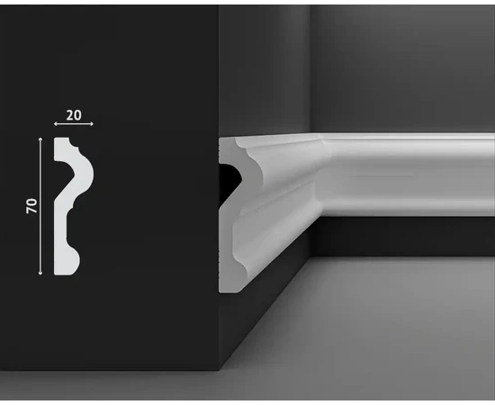 Молдинг DECOSTAR POLYSTYLE SG-70/20 - фото 211907