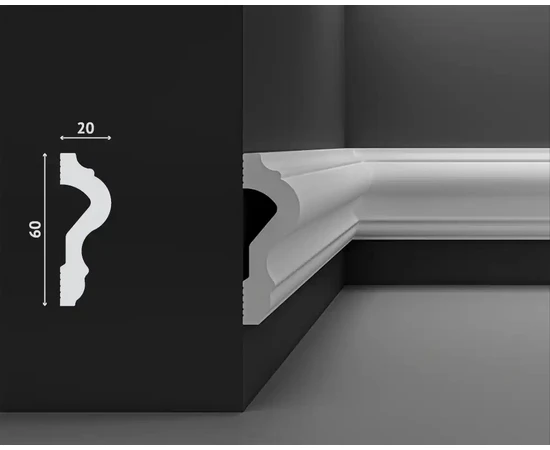 Молдинг DECOSTAR POLYSTYLE SG-B60/20 - фото 211931