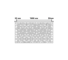 Молдинг Европласт 1.51.518 жёсткий 33х259х2040 мм - фото 216951mini