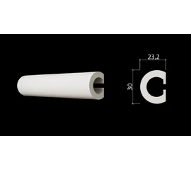 Молдинг Decor-Dizayn DD634 23.2х30х2000 мм - фото 217487mini