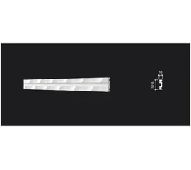 Молдинг Decor-Dizayn DD636(3m) 10х32.8х3000 мм - фото 217539mini