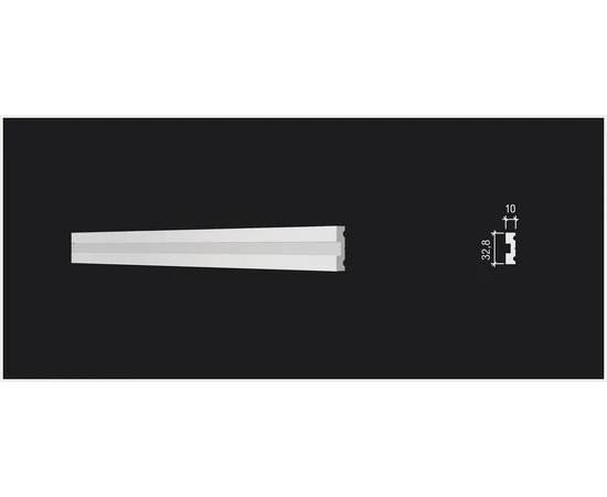 Молдинг Decor-Dizayn DD637 10х32.8х2000 мм - фото 217583