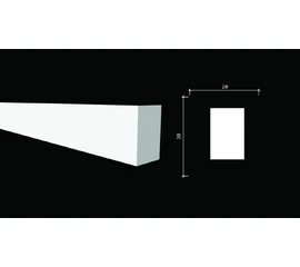 Молдинг Decor-Dizayn Грани DD611(3m) 20х30х3000 мм - фото 217839mini