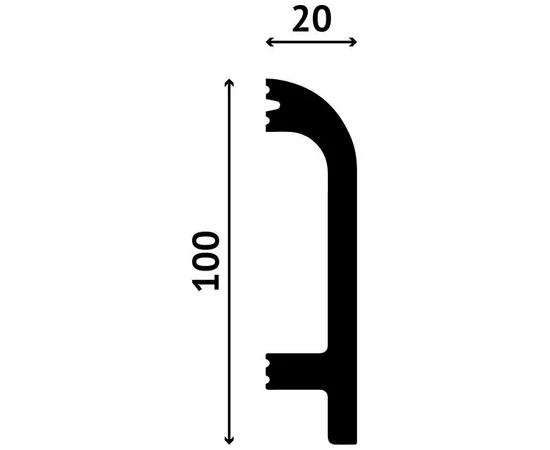 Плинтус DECOSTAR DUROSTYLE SK-53 - фото 220003