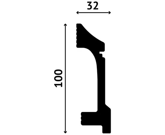 Плинтус DECOSTAR DUROSTYLE SK-35 - фото 220027