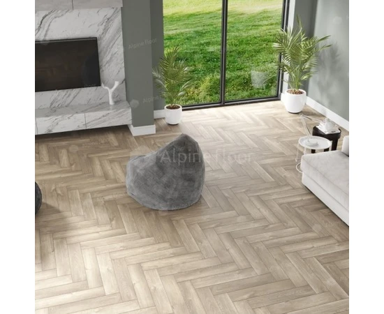 SPC ламинат Alpine Floor Parquet Light Дуб натуральный отбеленный ЕСО 13-5 - фото 220519