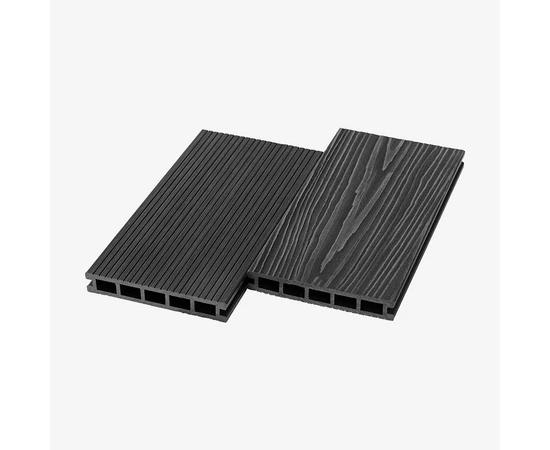 Террасная доска из ДПК Unodeck Ultra графит 3м - фото 7982