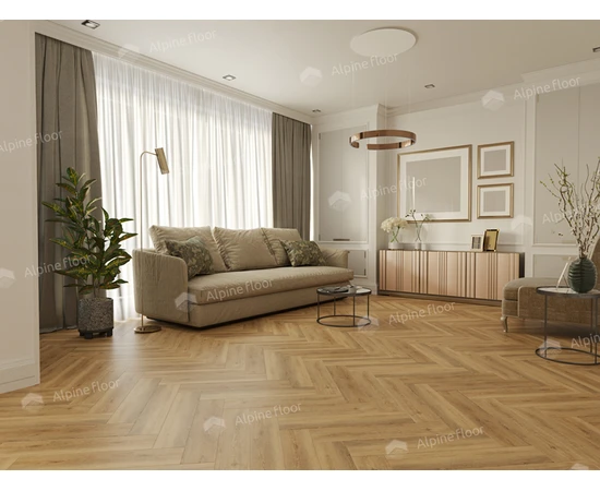 Кварц-виниловый пол Alpine Floor Parquet LVT Дуб Буна ECO 16-30 - фото 227399