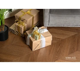 Кварц-виниловый пол Vinilam Parquet Chevron Glue Плезир I1651102 - фото 227739mini