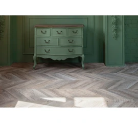 Кварц-виниловый пол Vinilam Parquet Chevron Glue Шампань RI153616CL4