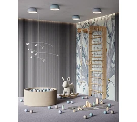 Реечная панель акустическая, Cosca Decor, Дуб Ардженто светло-серый 2750x600x21мм, черный войлок - фото 231087mini