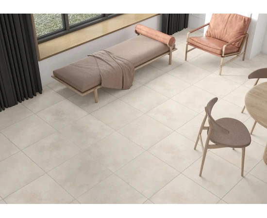 Керамогранит Eurotile Beton Crema Matt 600x600x9 - фото 232619