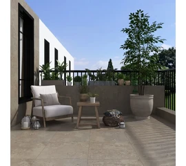 Керамогранит Eurotile Limestone Brown Matt 600x600x9 - фото 232655mini