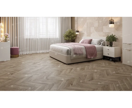 SPC ламинат Alpine Floor Chevron Alpine Дуб Натуральный Отбеленный ECO 18-3 - фото 233227
