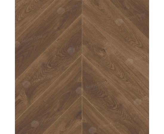 SPC ламинат Alpine Floor Chevron Alpine Дуб Коричневый ECO 18-13 - фото 233343