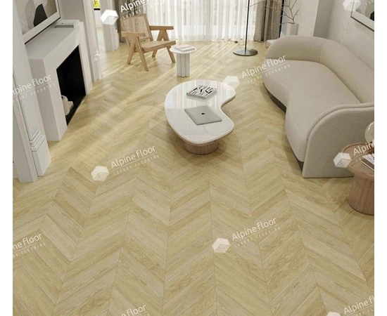 SPC ламинат Alpine Floor Chevron  LVT Дуб Ваниль Селект ECO 20-2 - фото 233479