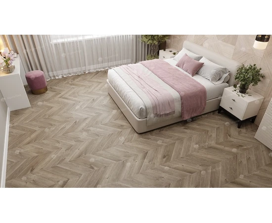 Кварц-виниловый пол Alpine Floor Chevron LVT Дуб Натуральный Отбеленный ECO 20-3 - фото 233491