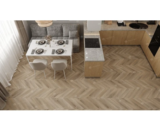 Кварц-виниловый пол Alpine Floor Chevron LVT Дуб Синистра ECO 20-6 - фото 233527