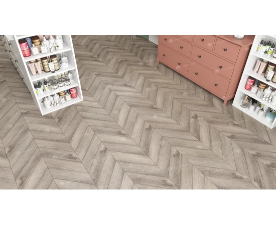 Кварц-виниловый пол Alpine Floor Chevron LVT Дуб Исида ECO 20-8 - фото 233551