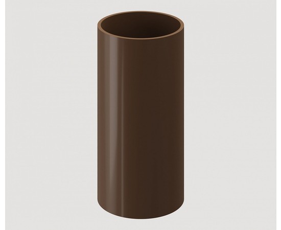 Труба водосточная Döcke, светло-коричневый, 1м - фото 5311