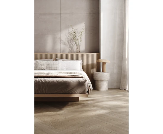 SPC ламинат Fargo Bevel Herringbone Английская ёлка Дуб Кремовый 33-2123-44 - фото 238243