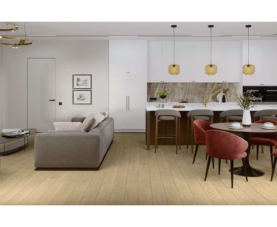 Кварцевый  SPC ламинат DAMY FLOOR FAMILY 0030-2 ДУБ ЛАТТЕ - фото 241887