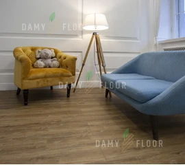 Кварц-виниловая LVT плитка DAMY FLOOR FAMILY 248-8 Дуб Имбирный - фото 241931mini