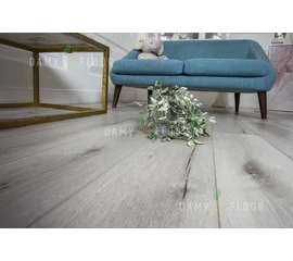 Кварц-виниловая LVT плитка DAMY FLOOR FAMILY T7020-2 Дуб Классический Серый - фото 241955mini