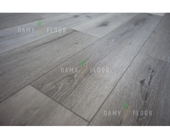 Кварц-виниловая LVT плитка DAMY FLOOR FAMILY T7020-5D Дуб Состаренный Серый - фото 241971