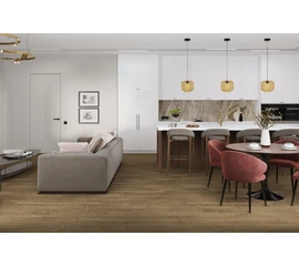 Кварц-виниловая LVT плитка DAMY FLOOR FAMILY 0030-6 Дуб Мокко - фото 241983mini