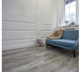 Кварц-виниловая LVT плитка DAMY FLOOR FAMILY TCM369-28 Дуб Рустикальный Cерый - фото 242059mini