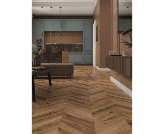 Ламинат Alpine floor Chevron ART Дуб Килиманджаро LF109-04 - фото 243479
