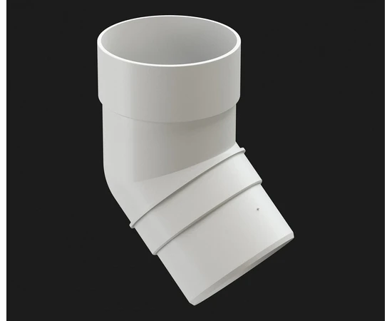 Колено 45 Docke PREMIUM, пломбир - фото 887