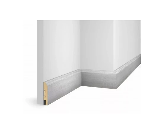 Плинтус напольный МДФ Cosca Decor экошпон WP07 Дуб Айсберг - фото 21544