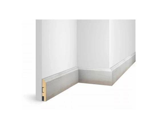 Плинтус напольный МДФ Cosca Decor экошпон WP07 Дуб Кремовый - фото 21553