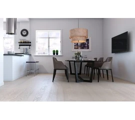 Паркетная доска Polarwood Classic Ясень Ricotta Matt 3S - фото 25885mini