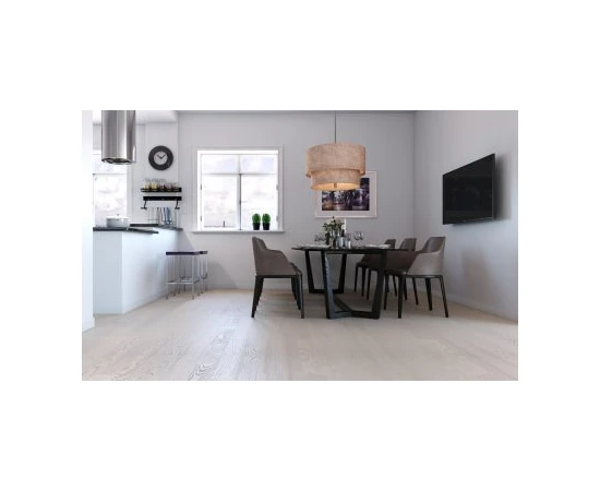 Паркетная доска Polarwood Classic Ясень Ricotta Matt 3S - фото 25885
