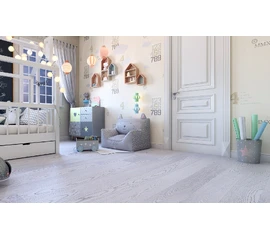 Паркетная доска Polarwood Дуб Premium Elara White Matt - фото 25900mini